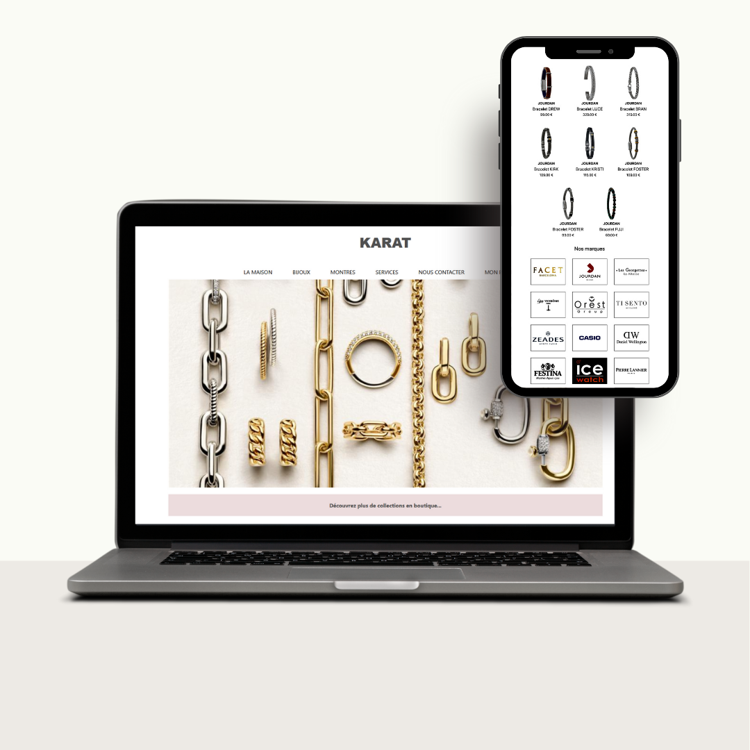 Aperçu du site Karat